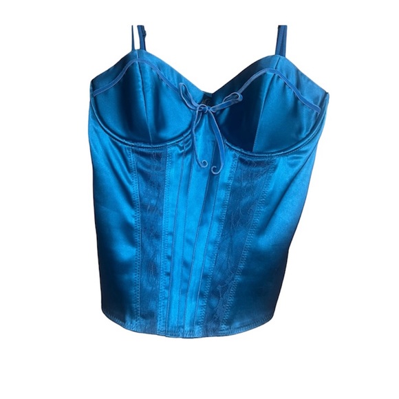 Guess Tops - SOLD DEPOP VTG Satin Corset